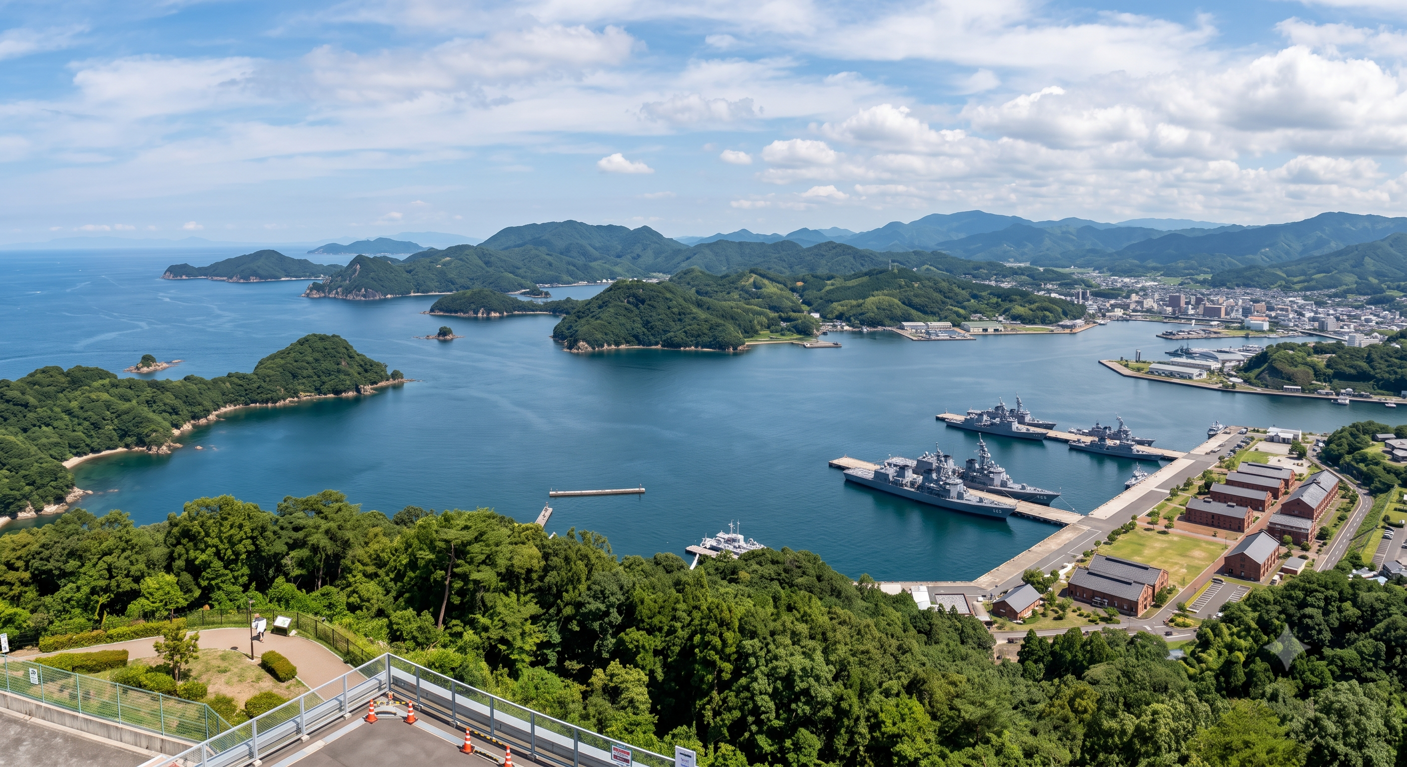 舞鶴の海と港